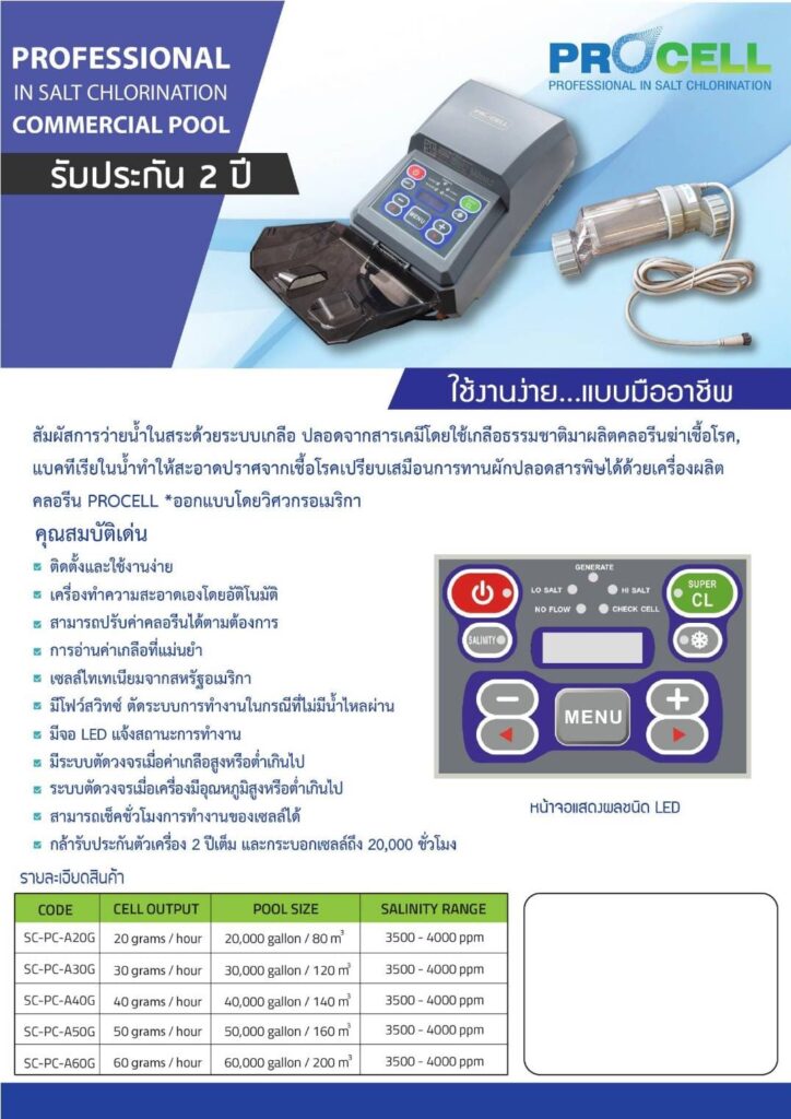 เครื่องเกลือ PROCELL